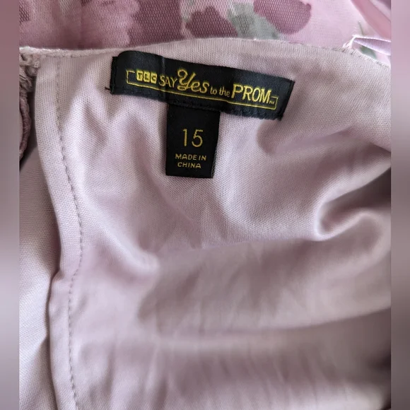 say yes to the prom dress Women's Pink Zippered Lined Lace Up Size 15 - Picture 10 of 15